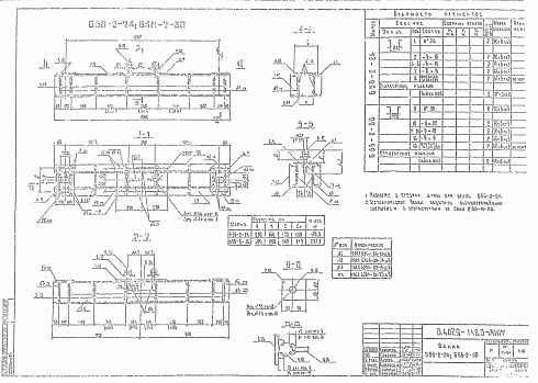 Балка Б-56-2-24 (3.407.9-146.3)
